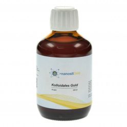 Aur coloidal nanositGold 30 ppm, 200 ml, origine germană