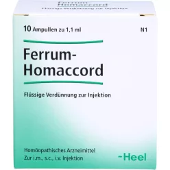   Ferrum-Homaccord – Ampule Homeopate pentru Susținerea Echilibrului Organismului