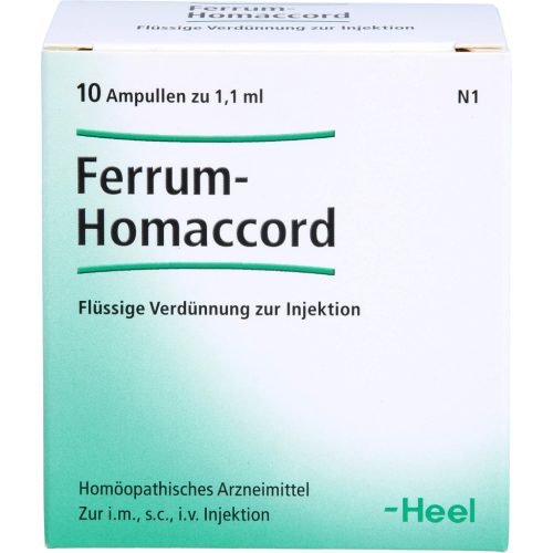 Ferrum-Homaccord – Ampule Homeopate pentru Susținerea Echilibrului Organismului