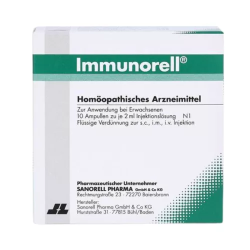 Immunorell 10x2 ml soluție injectabilă homeopată – suport imunitar |