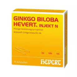 GINCO BILOBA HEVERT N 10X2 ML INJECTABIL MADE IN GERMANY – Energie