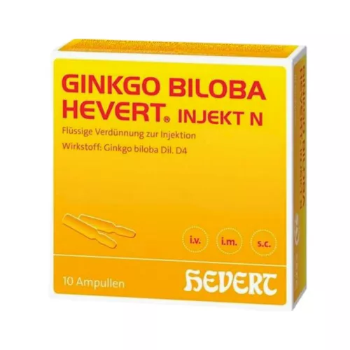 GINCO BILOBA HEVERT N 10X2 ML INJECTABIL MADE IN GERMANY – Energie