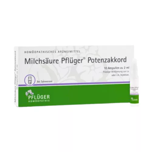 MILCHSÄURE Pflüger Potenzakkord Inj. 10x2 ml – Energie