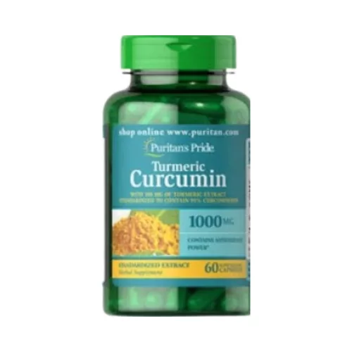 Turmeric Curcumin 1000mg 60buc – energie și vitalitate
