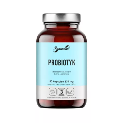 Panaseus Probiotic 570 mg cu Saccharomyces Boulardii/50 capsule – Sănătate