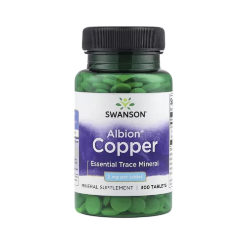 Swanson Albion® Copper 2 mg – Energie