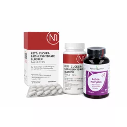   Cura Premium de Slăbire Organică – Reset Metabolic + Detox Ficat 120 tab+ Control Calori 45tab