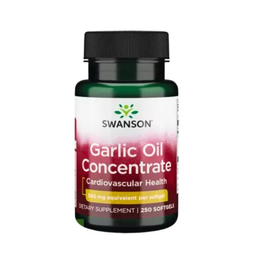 Swanson Garlic Oil 500 mg – Sănătate