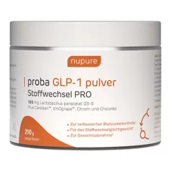   NUPURE Proba GLP-1 Pulver Stoffwechsel PRO 210g – Control glicemie, metabolism & sațietate germani