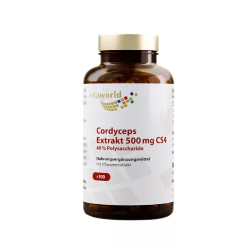 Vitaworld Cordyceps Extract 500 mg CS4 / 100 capsule – Energie