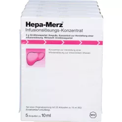   Hepa-Merz Infuzie 10x10ml– L-Ornitină L-Aspartat pentru Suport Hepatic