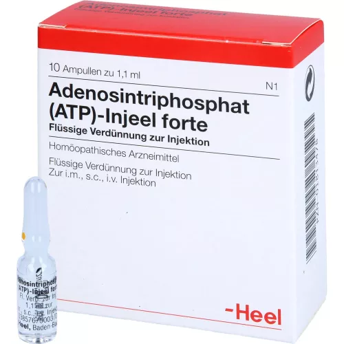 Adenosintrifosfat (ATP)-Injeel forte – injectabilă pentru utilizare în medicina complementară  – Heel