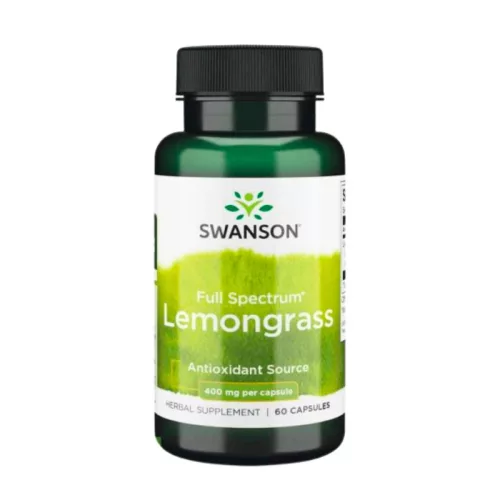 Swanson Lemongrass 400 mg – energie și vitalitate