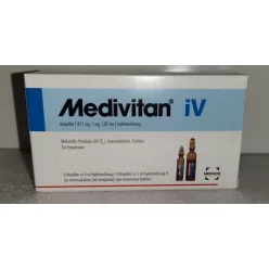   Medivitan® iV 8+8 fiole – soluție injectabilă cu vitamina B6, B12 și acid folic