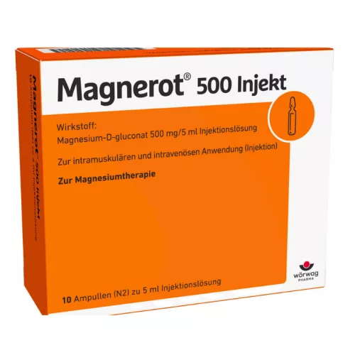 Magnerot 500 Injekt 10 fiole x 10 ml – Energie
