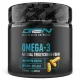 Omega-3 4000 mg ulei de pește – 3200 mg EPA DHA –300 capsule  Suport inimă, creier și inflamație