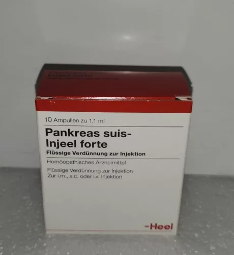 Pankreas suis-Injeel® forte – 10 fiole x 1,1 ml, soluție homeopatică injectabilă