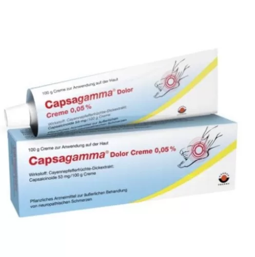 Capsagamma® Dolor Cremă 0,05% – energie și vitalitate