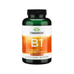 SWANSON Vitamina B1 (Tiamină) 100 mg – Energie