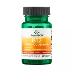 Swanson B12 Methylcobalamin 1500 mcg 60 tablete – Energie