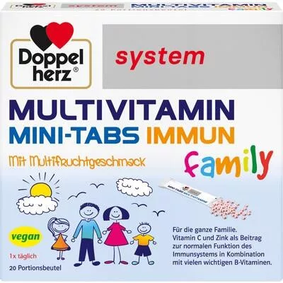Doppelherz Multivitamin Mini-Tabs Copii & Familie 50 comprimate – vitamine zilnice