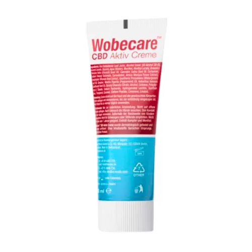Wobecare® CBD Active Cream PZN / EAN 16818814 / 7613287320605 – Energie